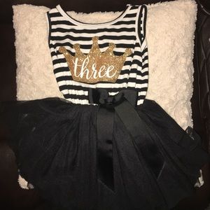 Toddler 3T “three” dress.